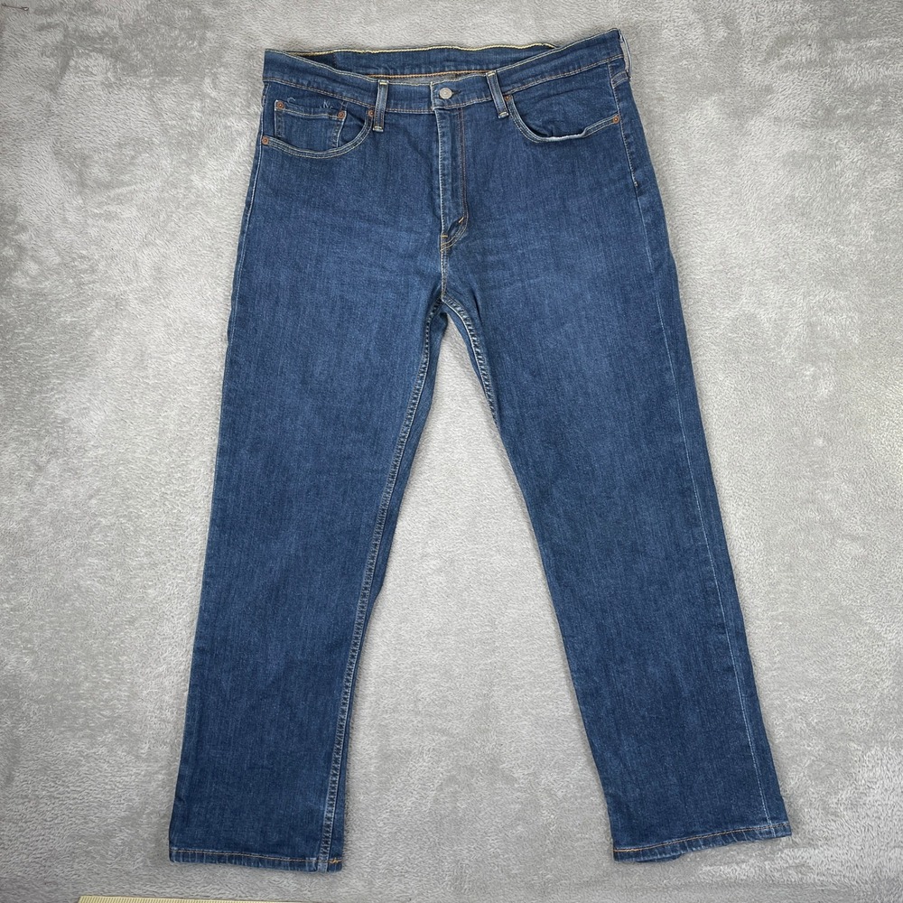 Levis 514 Straight Fit Jeans Mens 38x30 Blue Denim Stretch Casual‎ Workwear